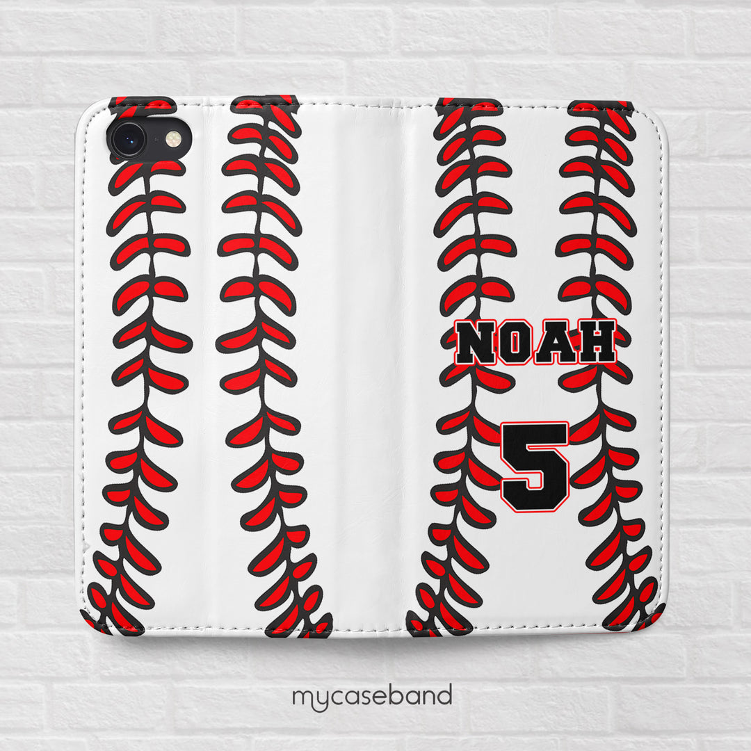 Baseball Wallet Phone Case