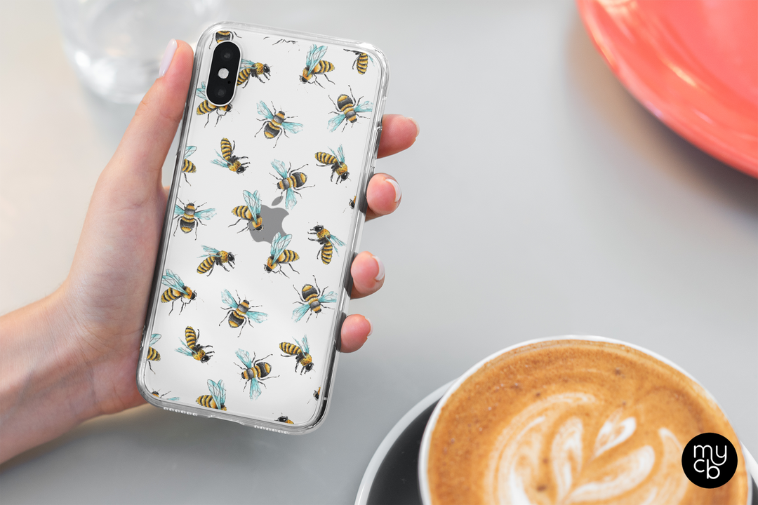 Bees Clear Phone Case