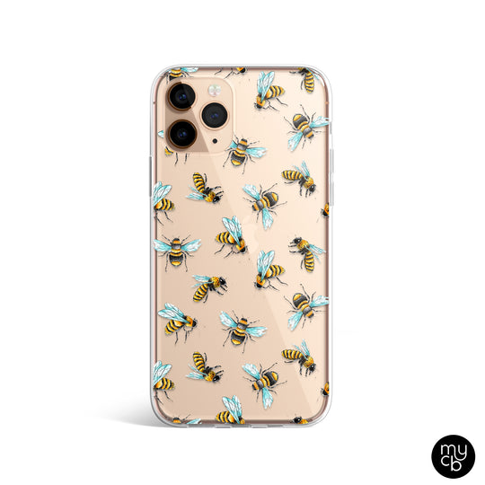 Bees Clear Phone Case