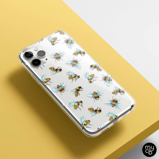 Bees Clear Phone Case