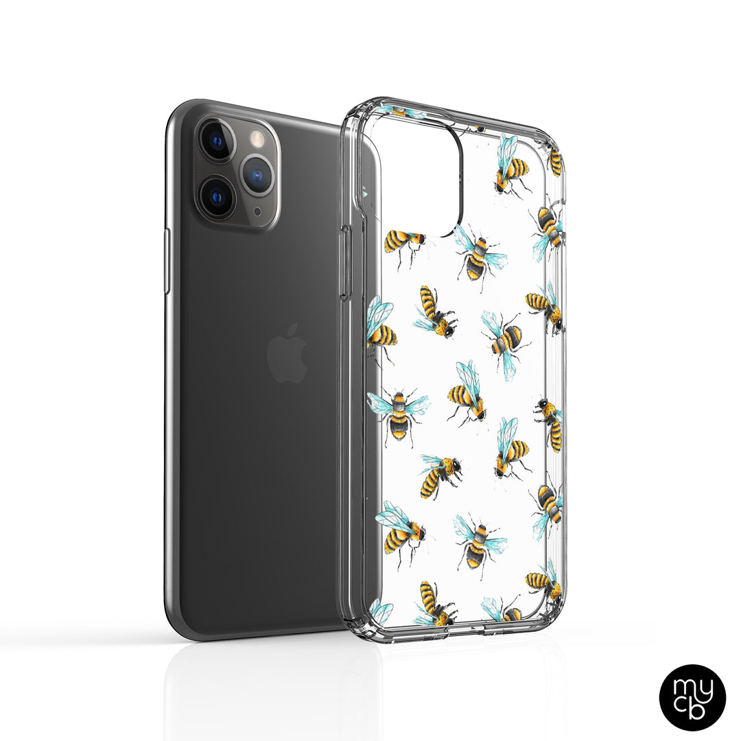 Bees Clear Phone Case