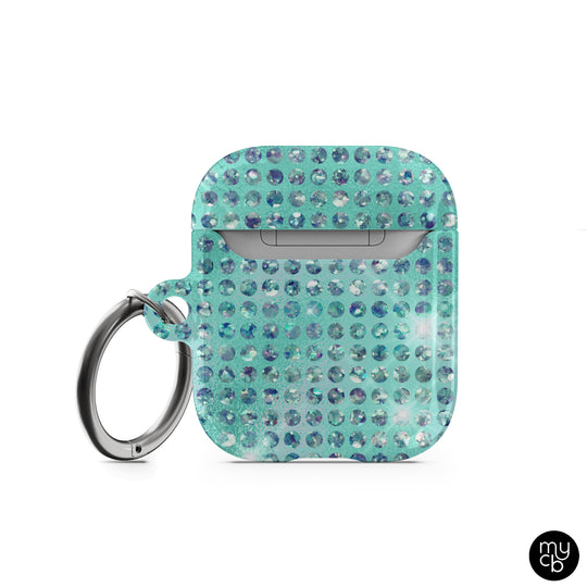 Blue Diamonds AirPods Case