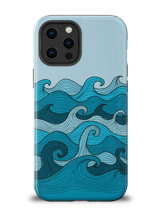 Blue Waves Phone Case