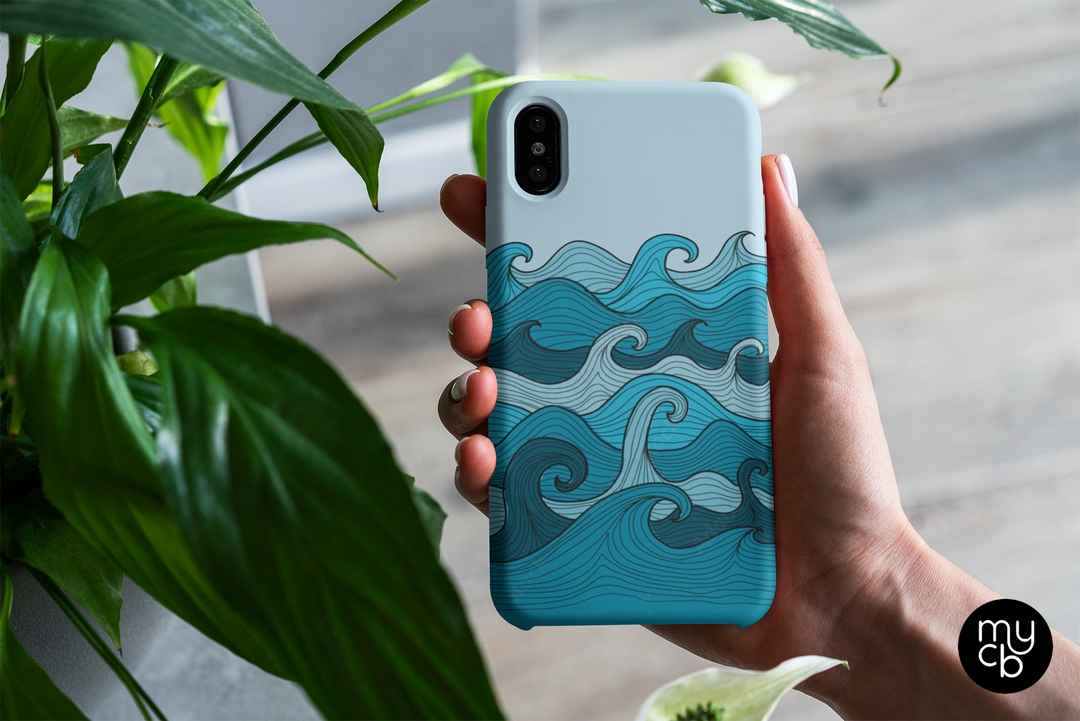 Blue Waves Phone Case