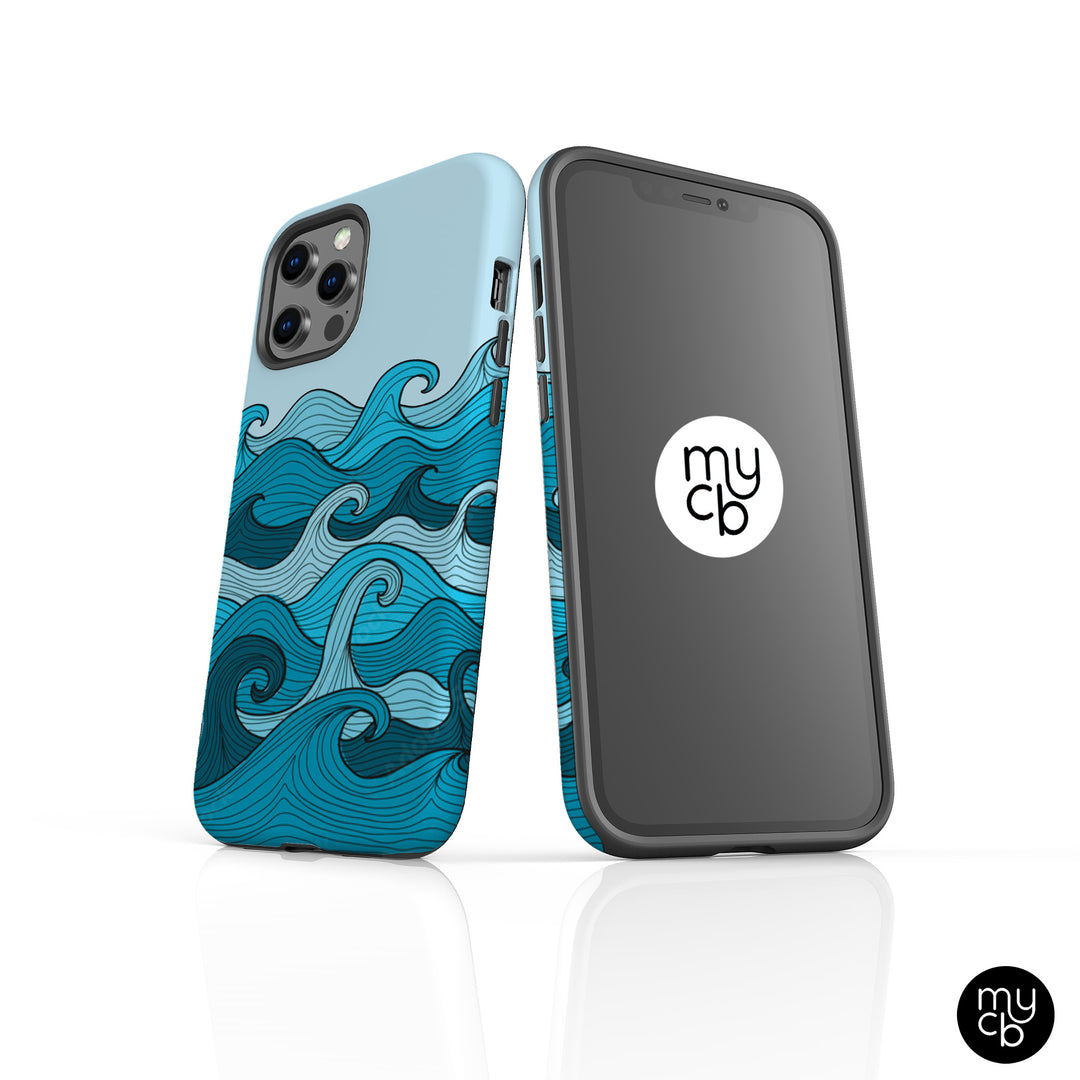 Blue Waves Phone Case