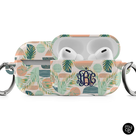 Boho Plants and Shapes AirPods Case