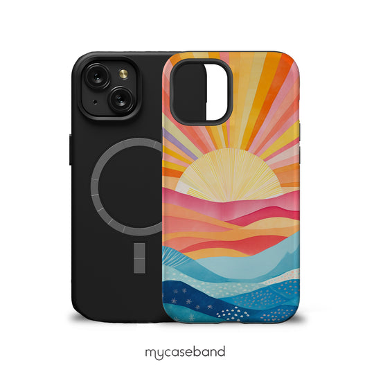 Boho Sunset MagSafe Phone Case