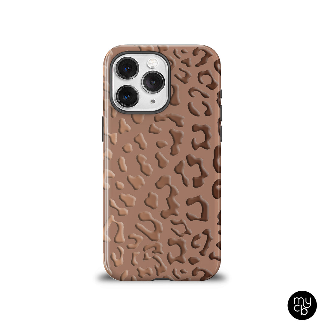 Bronze Leopard Phone Case