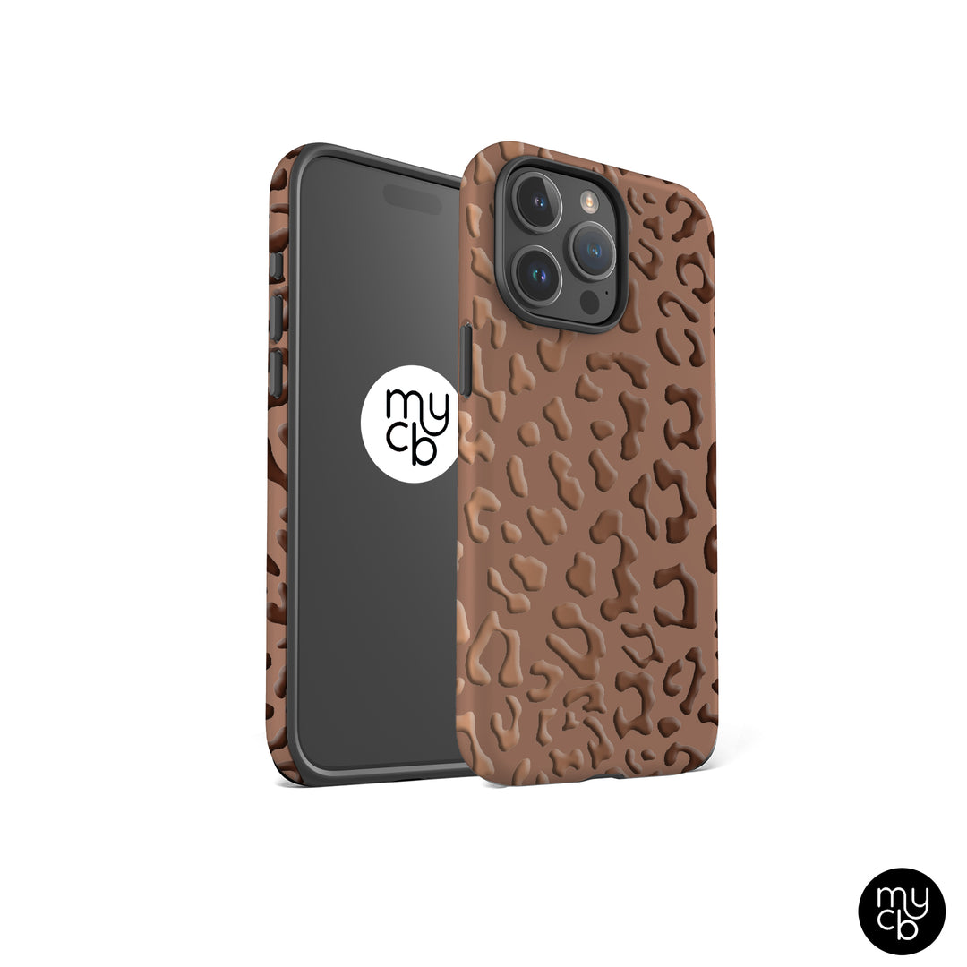 Bronze Leopard Phone Case