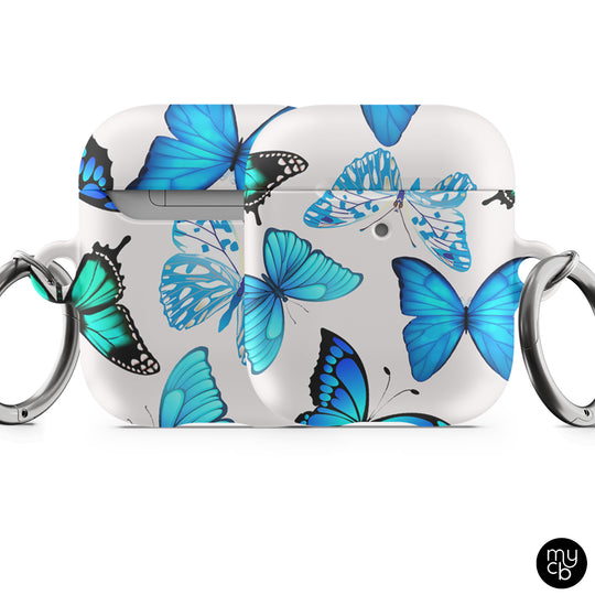 Blue Butterflies AirPods Case