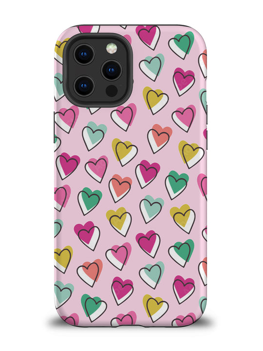 Candy Hearts Phone Case