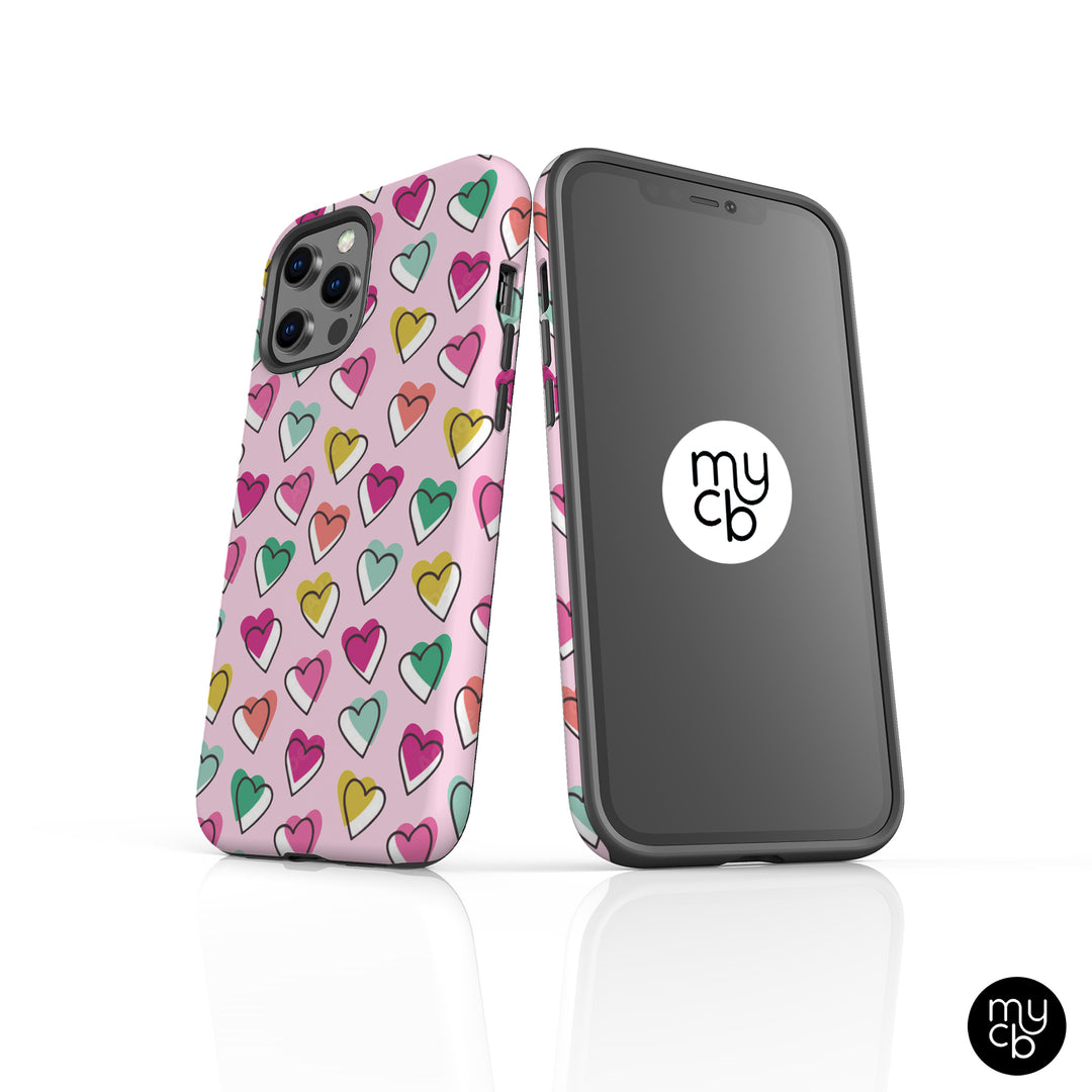 Candy Hearts Phone Case