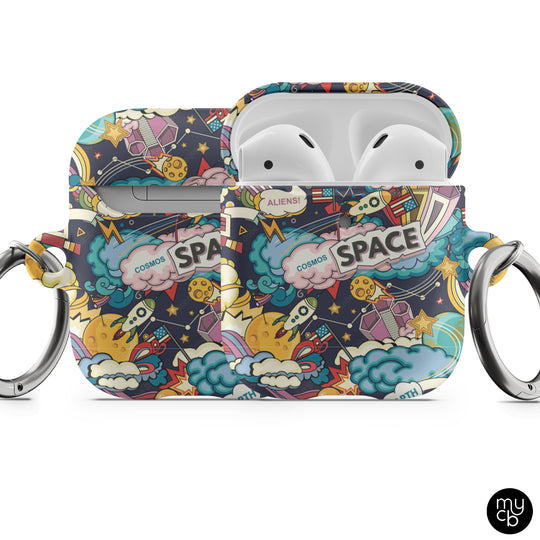 Cartoon Galaxy AirPods Case