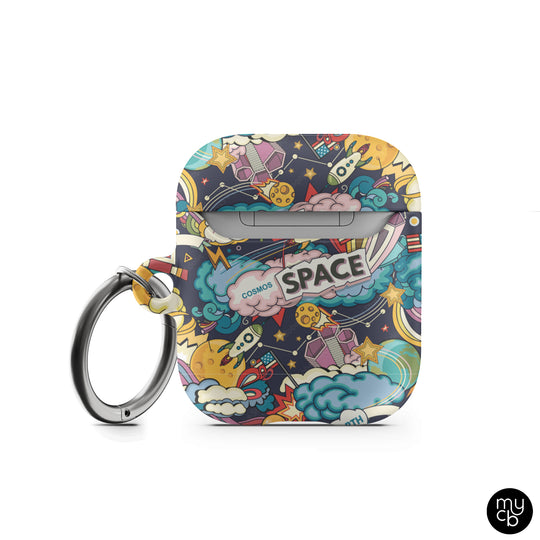 Cartoon Galaxy AirPods Case