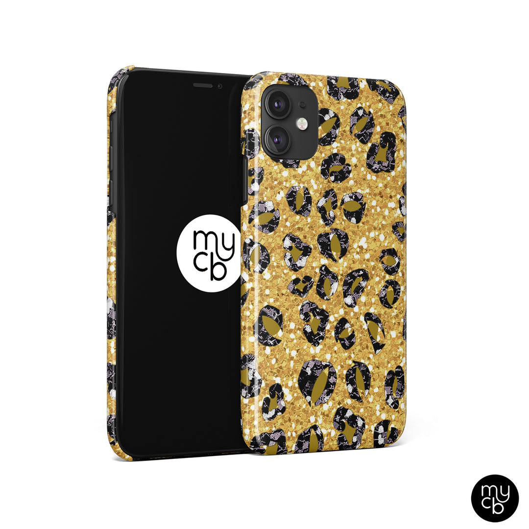 Cheetah Glitter Phone Case