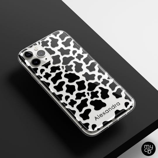 Cow Clear Phone Case