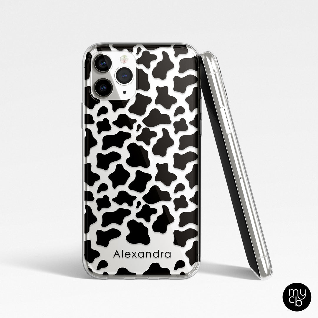 Cow Clear Phone Case