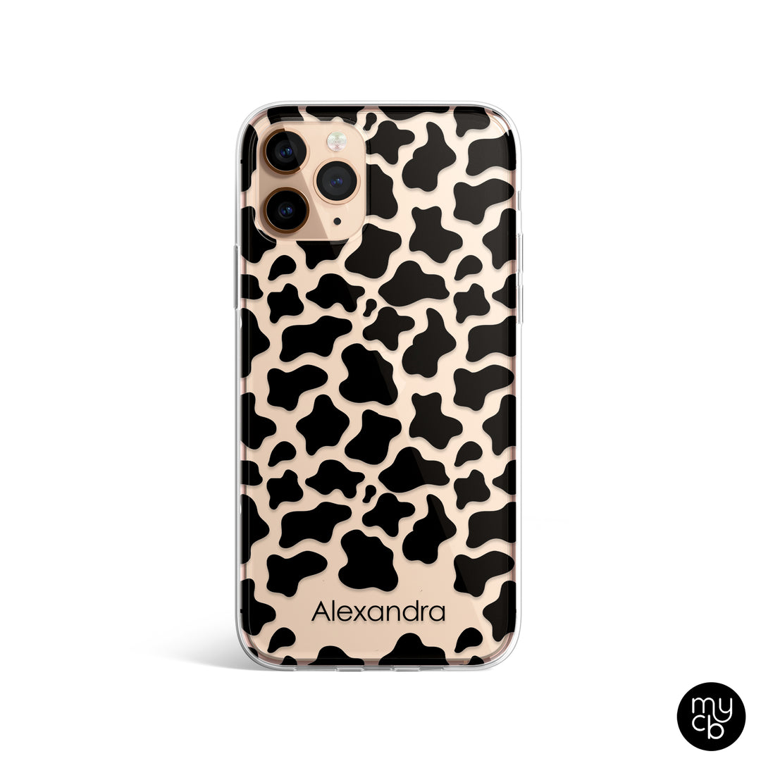 Cow Clear Phone Case