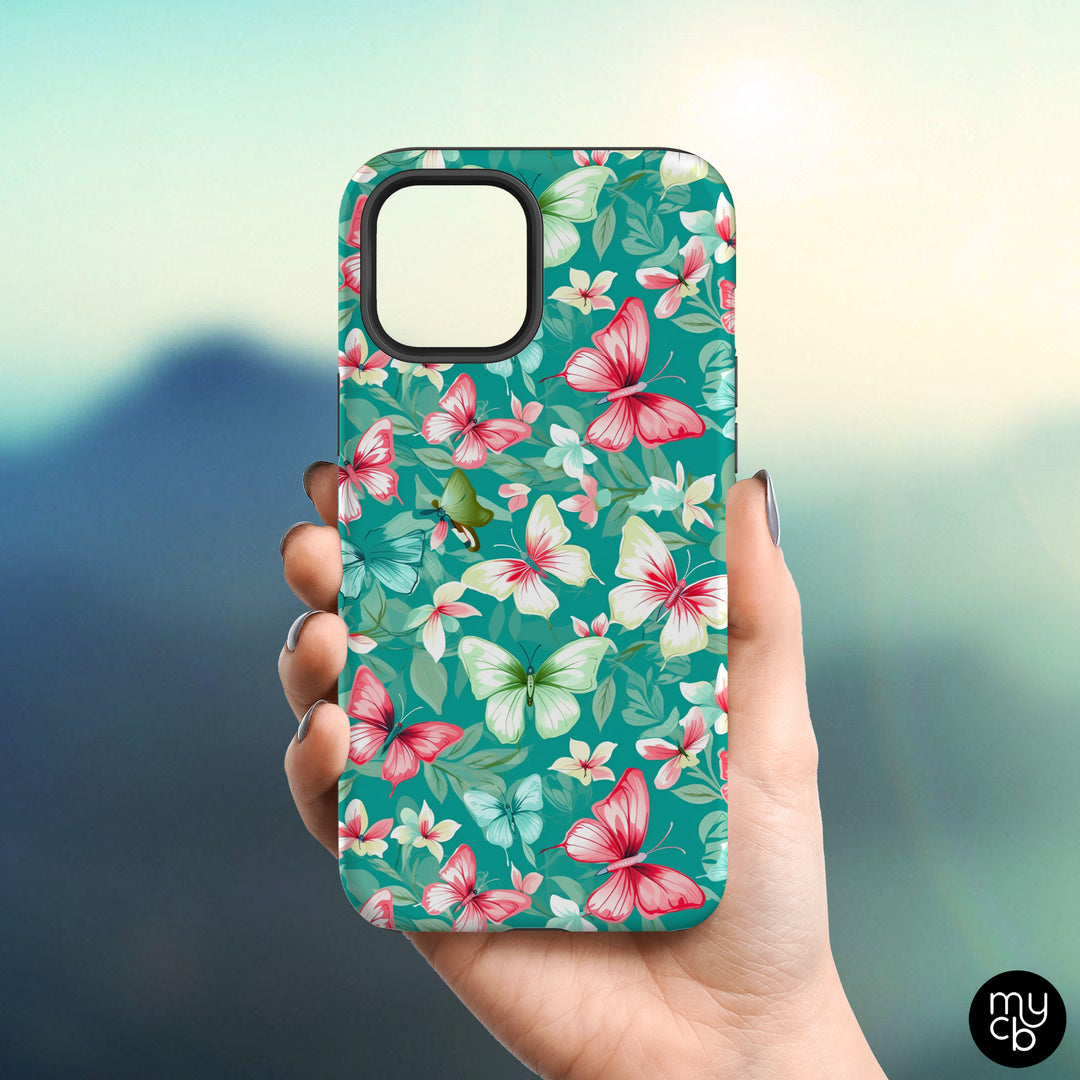 Floral Butterflies Too MagSafe Phone Case