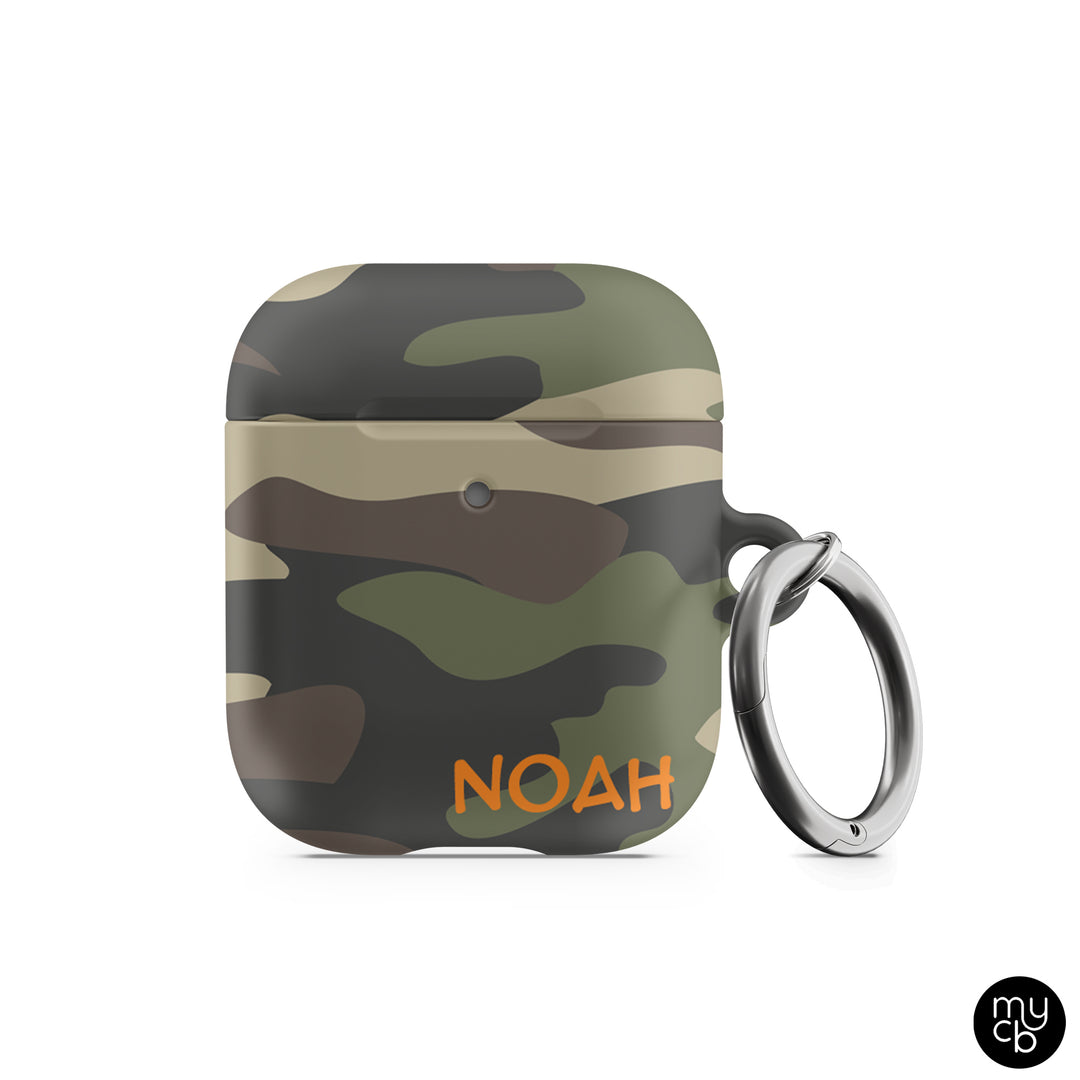 Green Camo AirPods Case