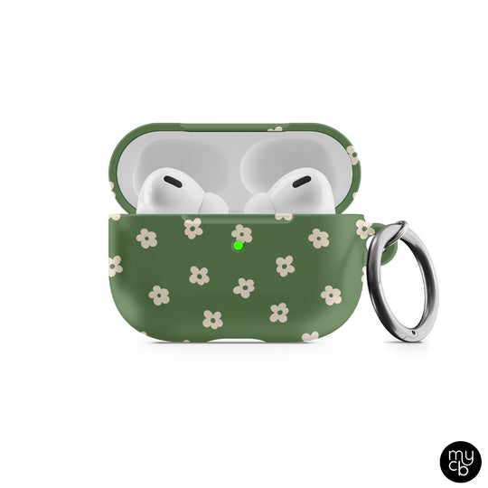 Green Daisies AirPods Case