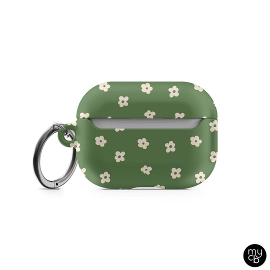 Green Daisies AirPods Case