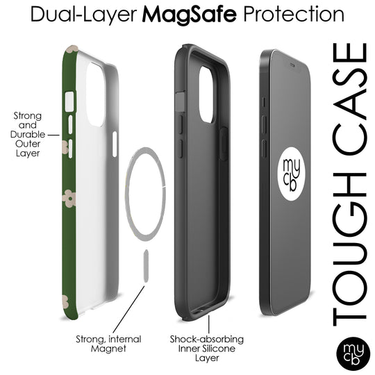 Green Daisies MagSafe Phone Case