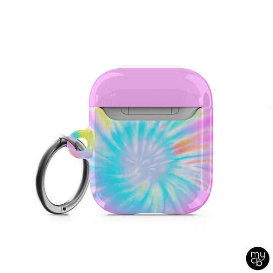 Pastel Tie Dye AirPods Case