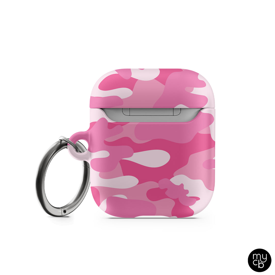 Pink Camo AirPods Case