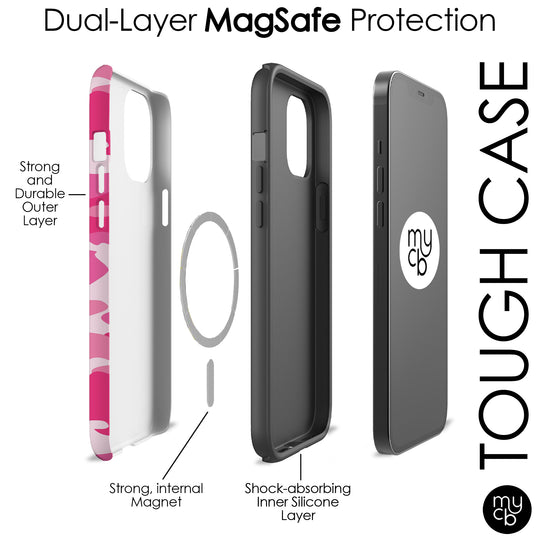 Pink Camo MagSafe Phone Case