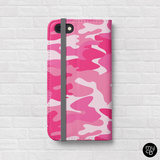 Pink Camo Wallet Phone Case