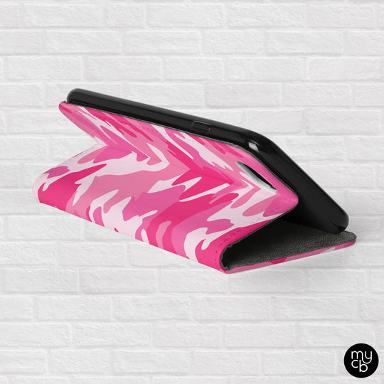 Pink Camo Wallet Phone Case