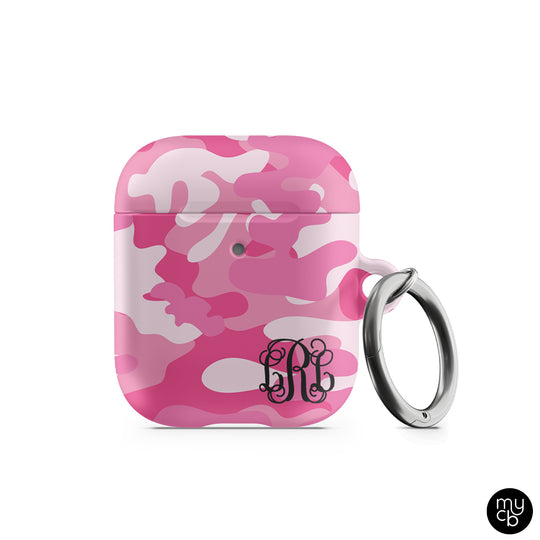 Pink Camo AirPods Case