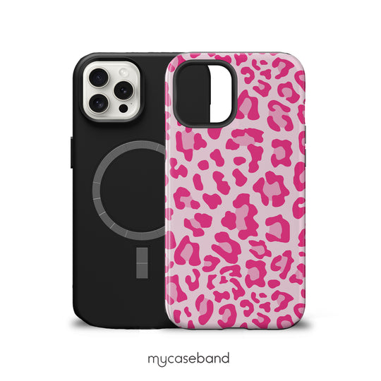 Pink Cheetah MagSafe Phone Case