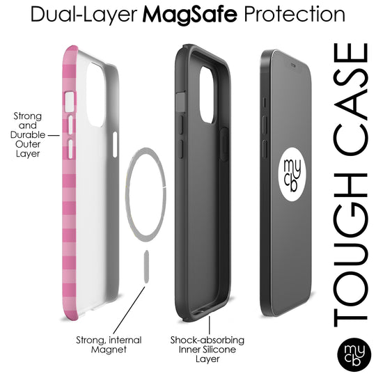 Pink Gingham MagSafe Phone Case