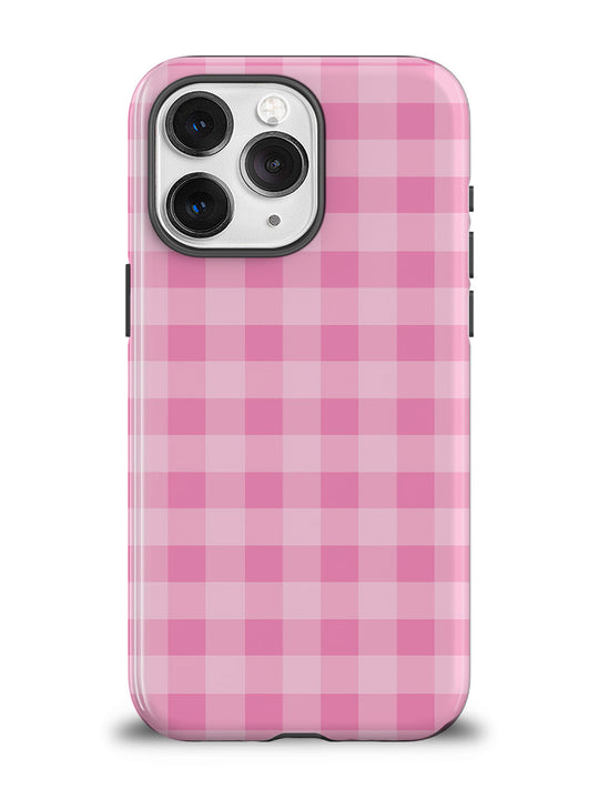 Pink Gingham Phone Case