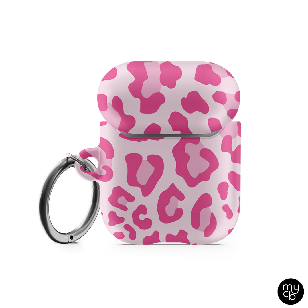 Pink Cheetah AirPods Case