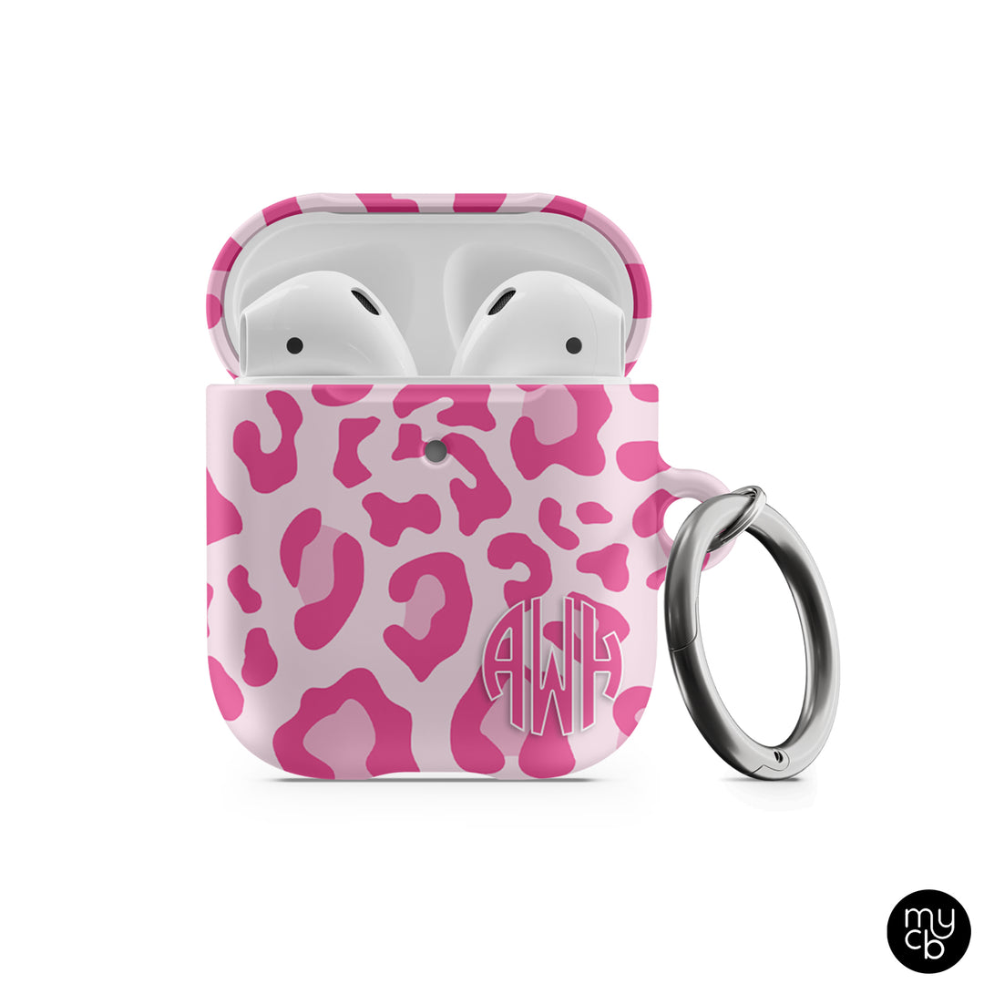 Pink Cheetah AirPods Case