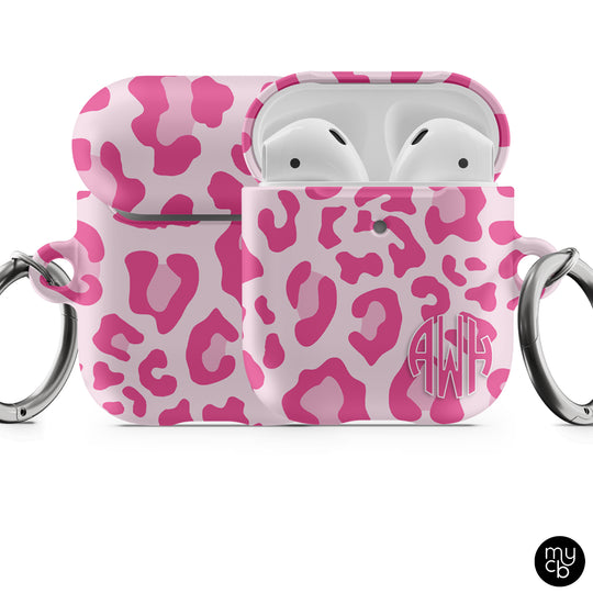 Pink Cheetah AirPods Case