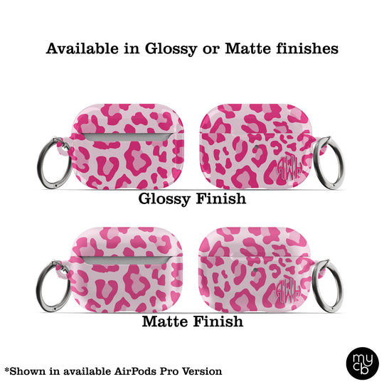 Pink Cheetah AirPods Case