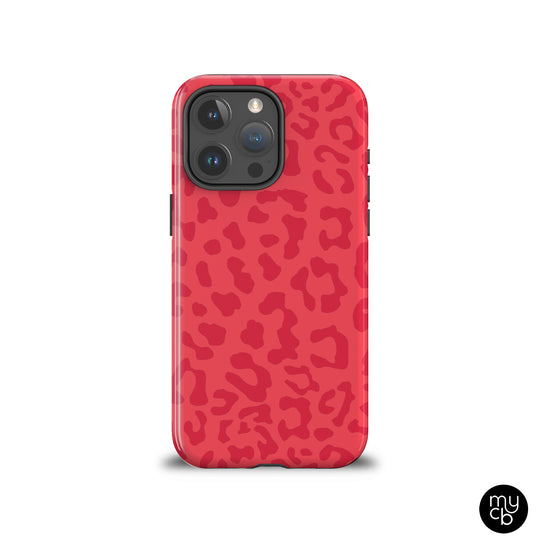 Red Leopard Phone Case