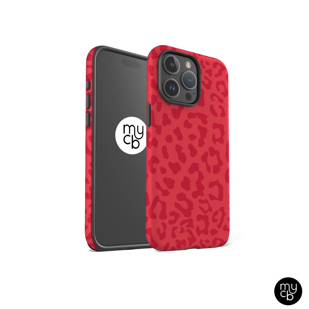 Red Leopard Phone Case