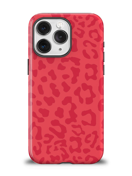 Red Leopard Phone Case