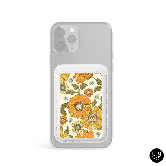 Retro Floral MagSafe Wallet