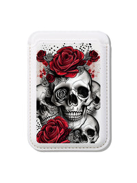 Skull Rose MagSafe Wallet