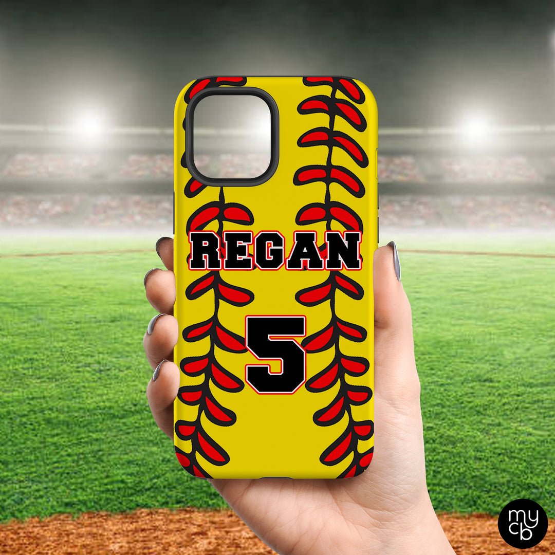 Softball MagSafe Phone Case