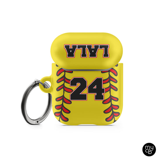 Softball AirPods Case