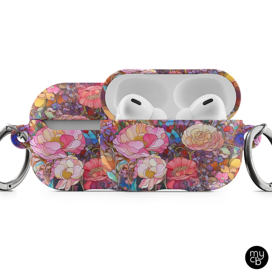 Stained Glass Floral AirPods Case