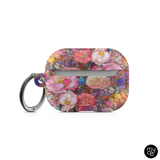 Stained Glass Floral AirPods Case