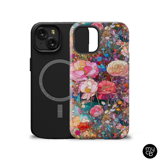 Stained Glass Floral MagSafe Phone Case